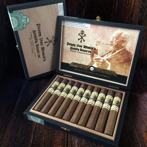 Cigar News: Pappy Van Winkle Barrel Fermented Cigars by Drew Estate To Begin Shipping April 15