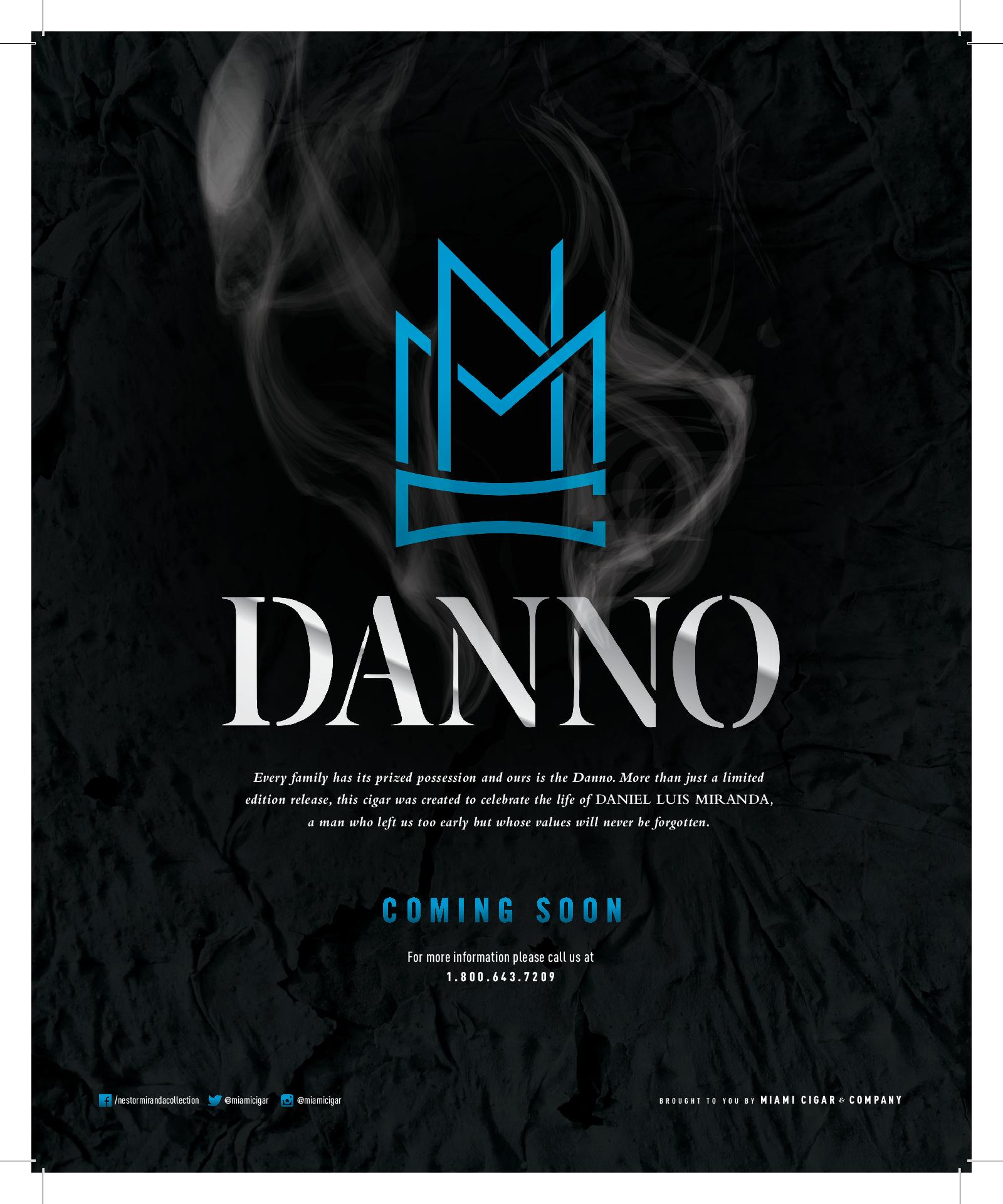 Cigar News: Miami Cigar & Co. Unveils Nestor Miranda Collection "Danno"
