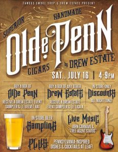 Cigar News: Famous Smoke Shop & Drew Estate Announce Olde Penn