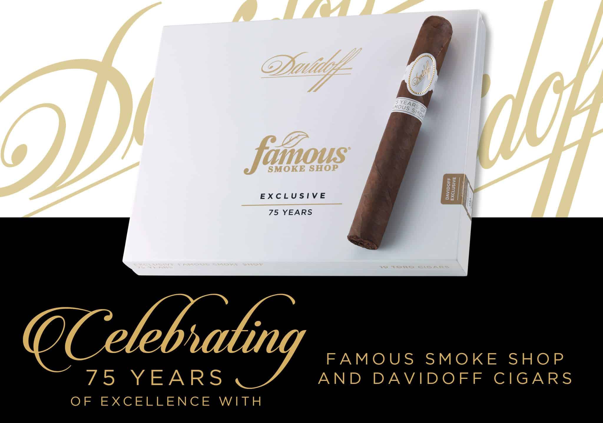 Cigar News: Famous Announces Davidoff 75th Anniversary Cigars