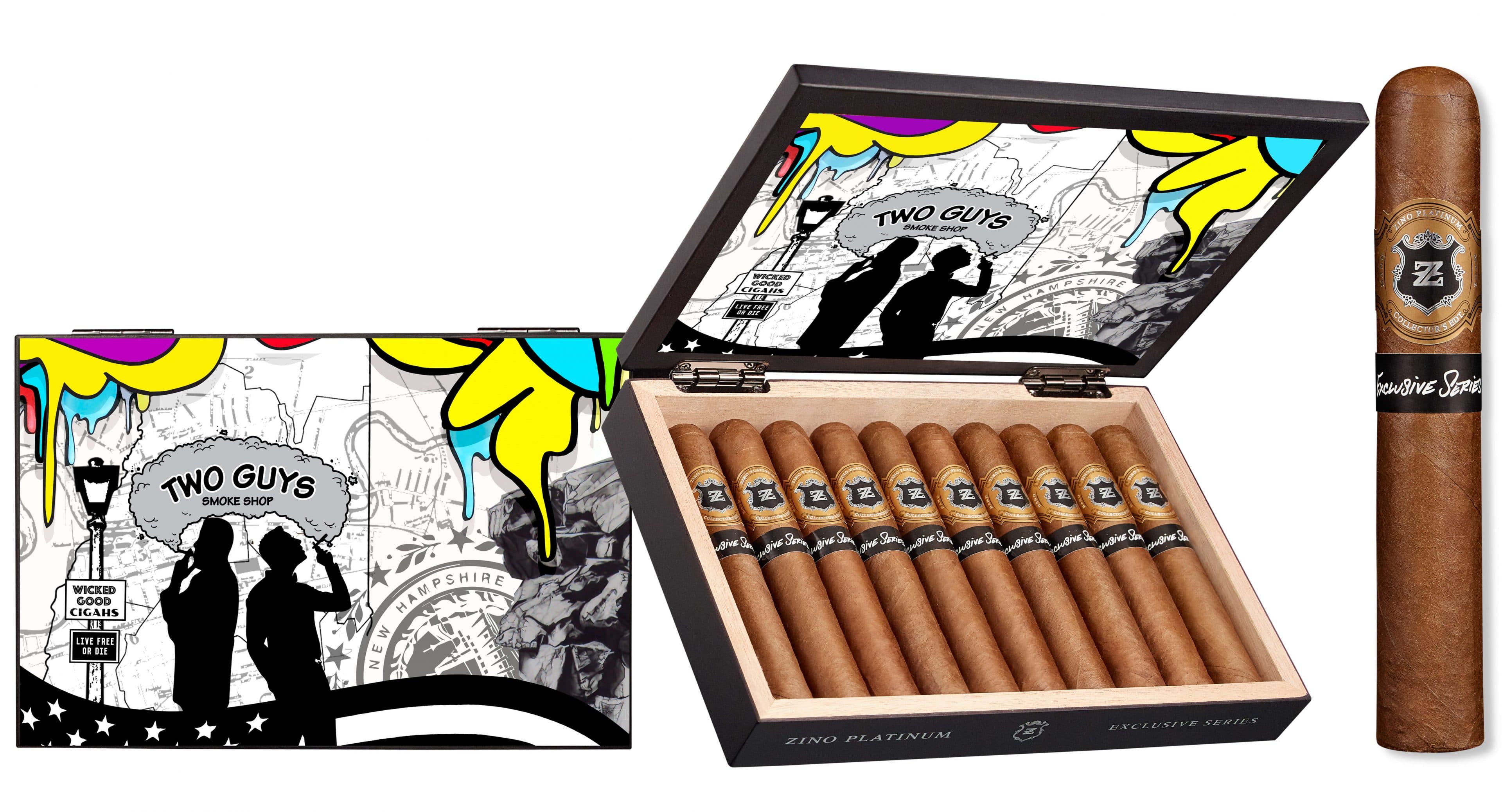 Cigar News: Two Guys Smoke Shop Announces Zino Platinum Exclusive Series