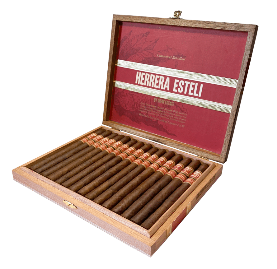 Cigar News: Drew Estate Releases Herrera Esteli Connecticut Broadleaf Lancero Nationally