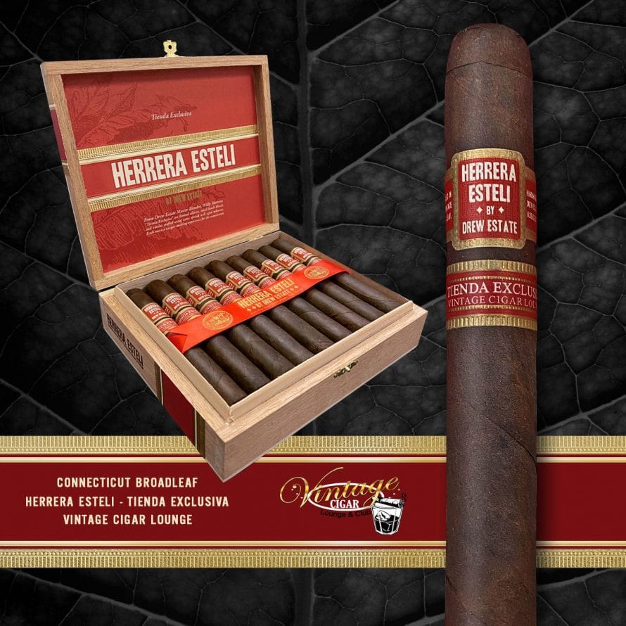 Cigar News: Drew Estate Announces Herrera Estelí Tienda Exclusiva for Vintage Cigar Lounge