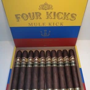 Crowned Heads has announce details for the latest version of their limited edition Four Kicks Mule Kick cigar, and for the first time, will be shown off at the PCA trade show. Another first, the blend has been updated from the previous 6 releases, now using Dominican tobaccos in place of some that were previously Nicaragua.