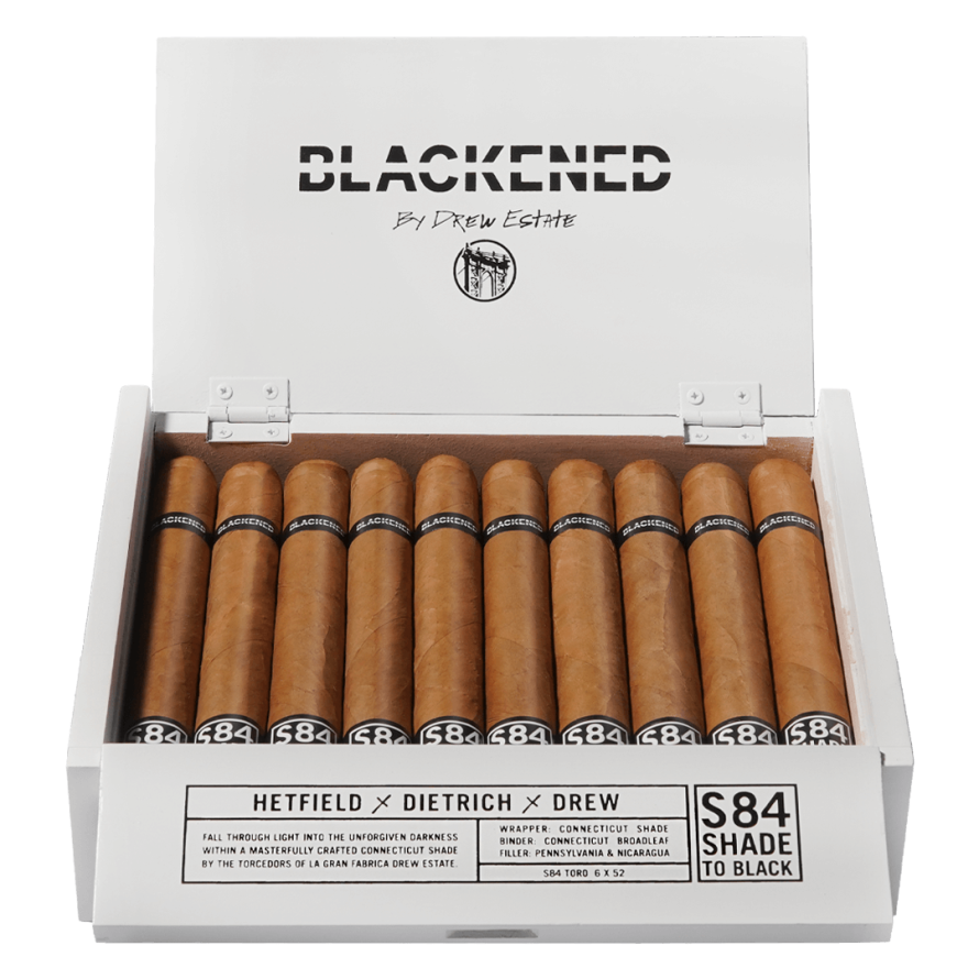 Drew Estate Expands BLACKENED Cigar Line with "S84 Shade to Black" - Cigar News