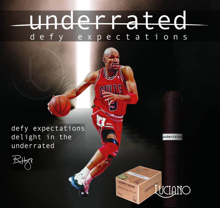Luciano Cigars Partners with Ron Harper for "Underrated" Line - Cigar News